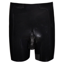 The Latex Collection Boxer long en latex avec étuis pénien et anal